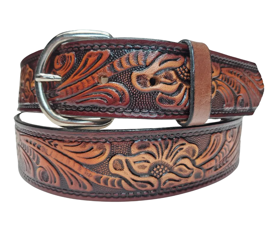 "The Western" Leather Belt "Quick Ship"