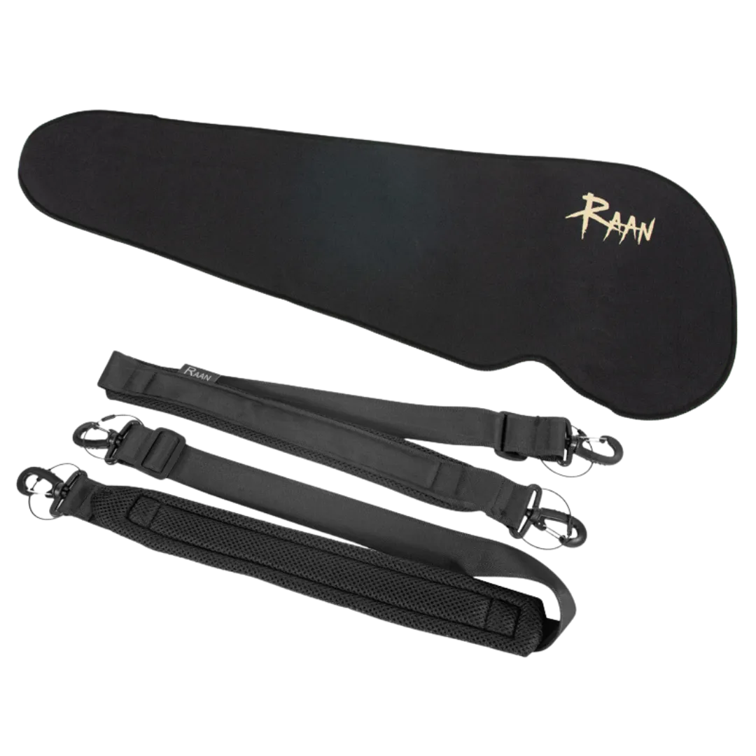 RAAN Shaped Violin Case Orange 1/4-1/2