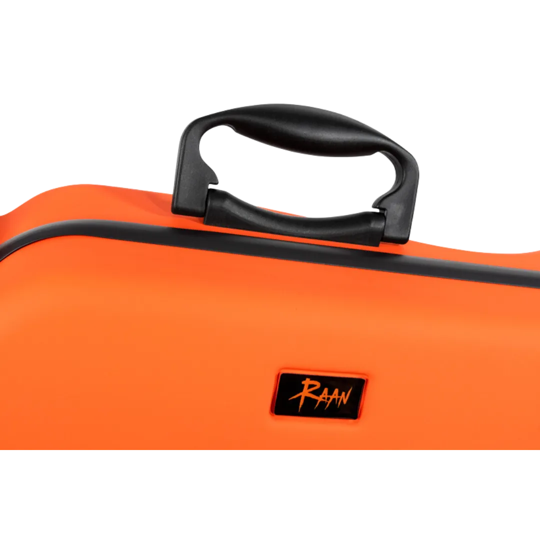 RAAN Shaped Violin Case Orange 1/4-1/2