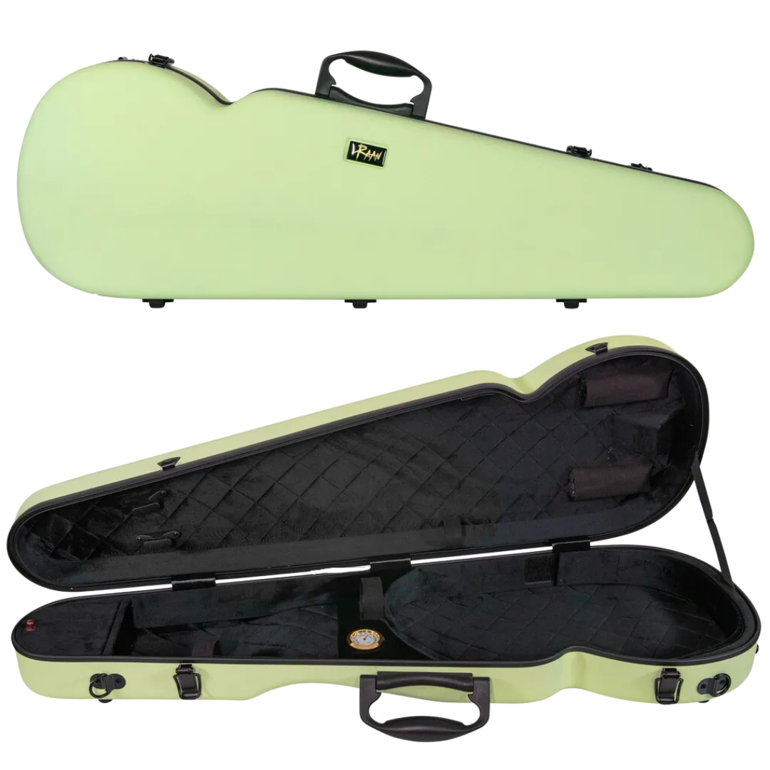 RAAN Shaped Violin Case Spring Grass 1/4-1/2