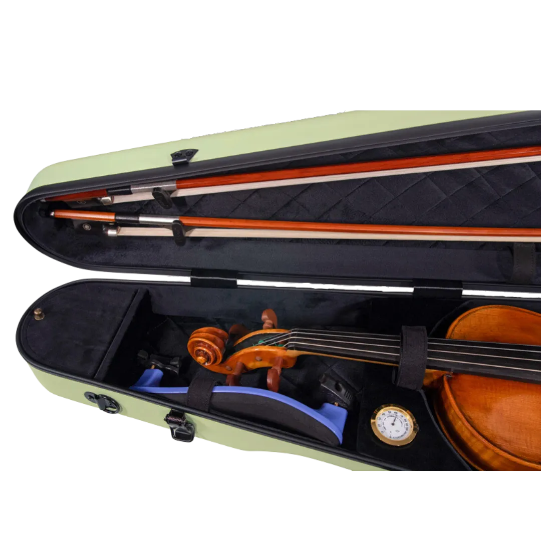 RAAN Shaped Violin Case Spring Grass 1/4-1/2