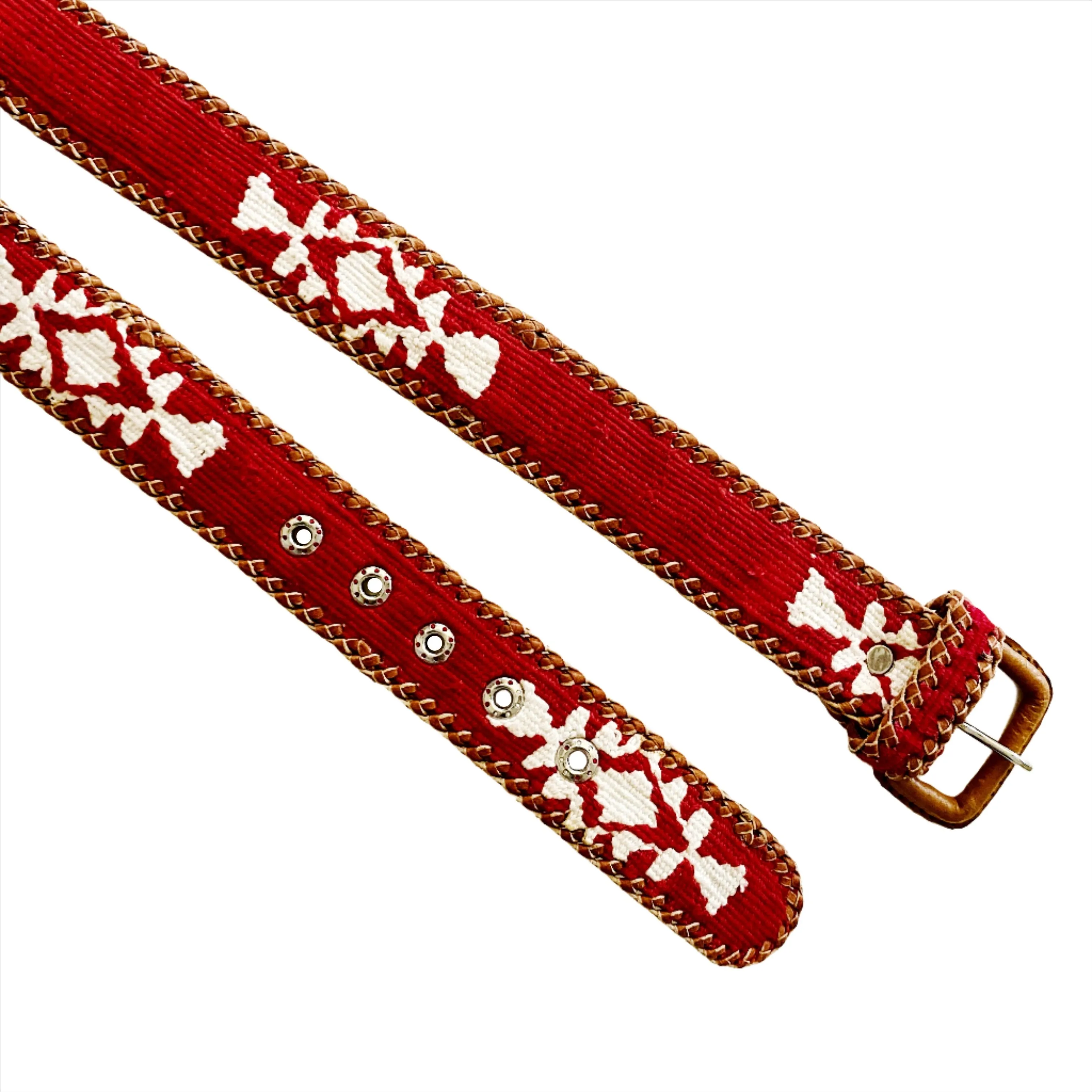 Rancho Belt - Red & White