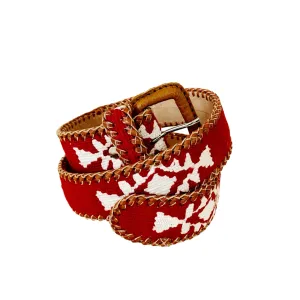 Rancho Belt - Red & White