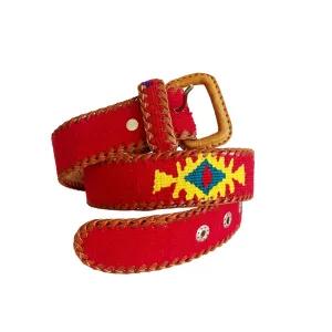 Rancho Belt - Red Multi
