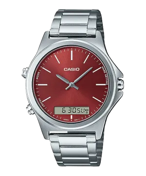Reloj casual correa de Acero inoxidable MTP-VC01D-5E