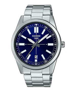Reloj casual correa de Acero inoxidable MTP-VD02D-2E