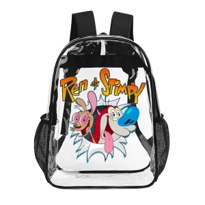 Ren & Stimpy Transparent Backpack 17 Inch