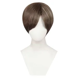 Resident Evil 4 Leon Scott Kennedy Cosplay Wig Heat Resistant Synthetic Hair