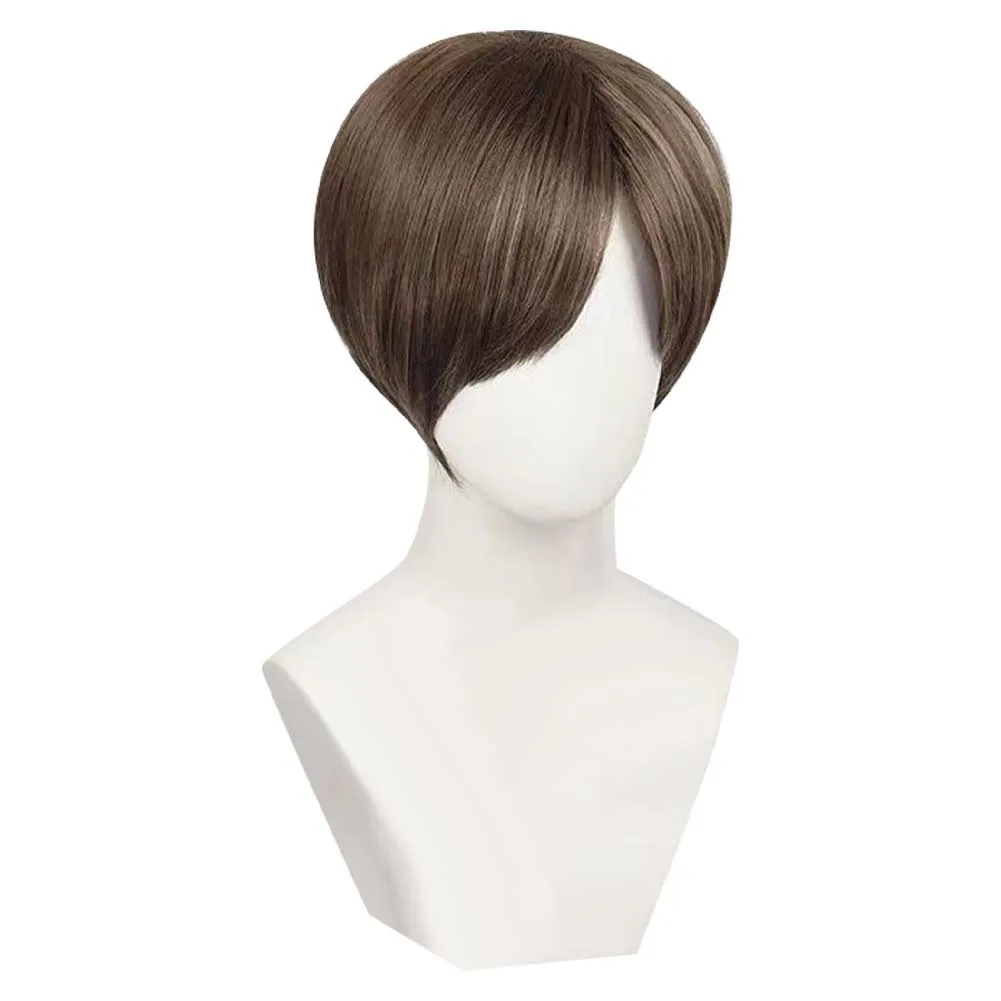 Resident Evil 4 Leon Scott Kennedy Cosplay Wig Heat Resistant Synthetic Hair