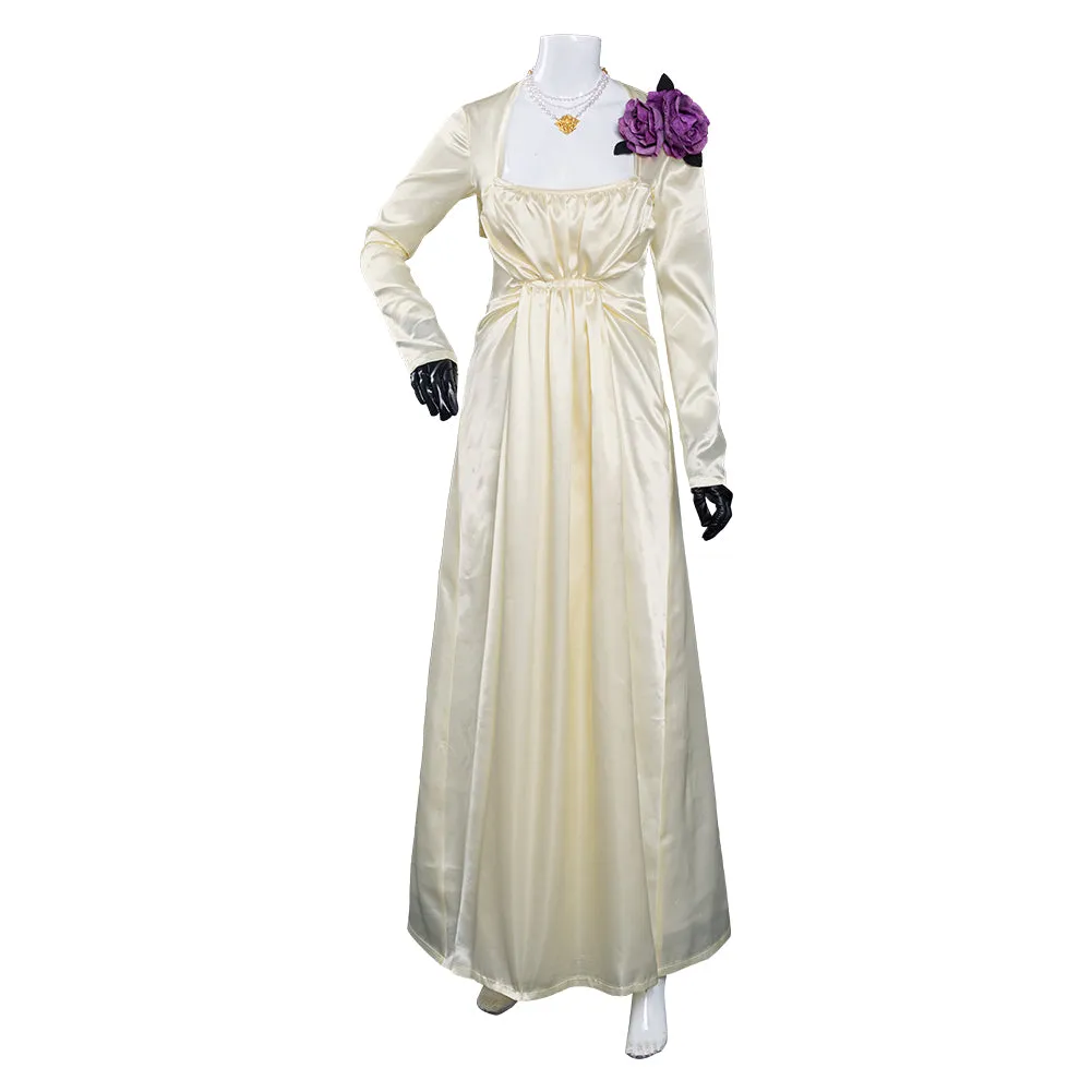 Resident Evil Village Halloween Carnival Suit Alcina Dimitrescu Cosplay Costume Outfits