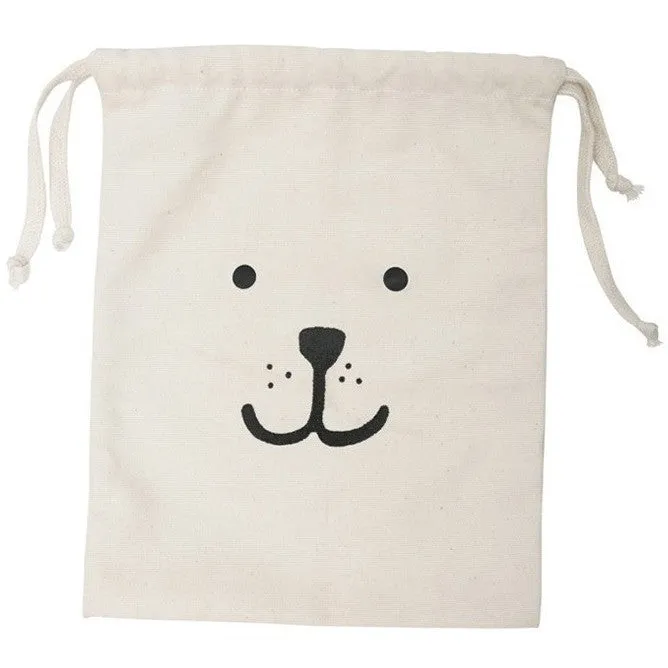 Reusable Bear Fabric Storage Bag (Small)