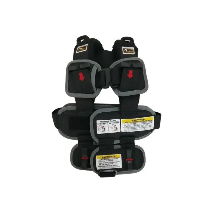 RideSafer Delight Wearable Safety Restraint - Black - Small (10 year local warranty)