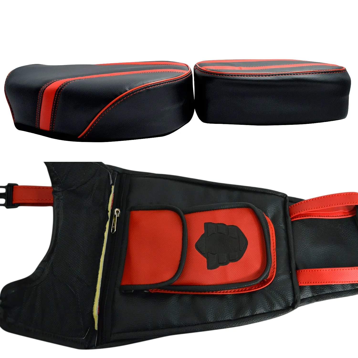 R.J.VON Seat Cover Designer Black/Red