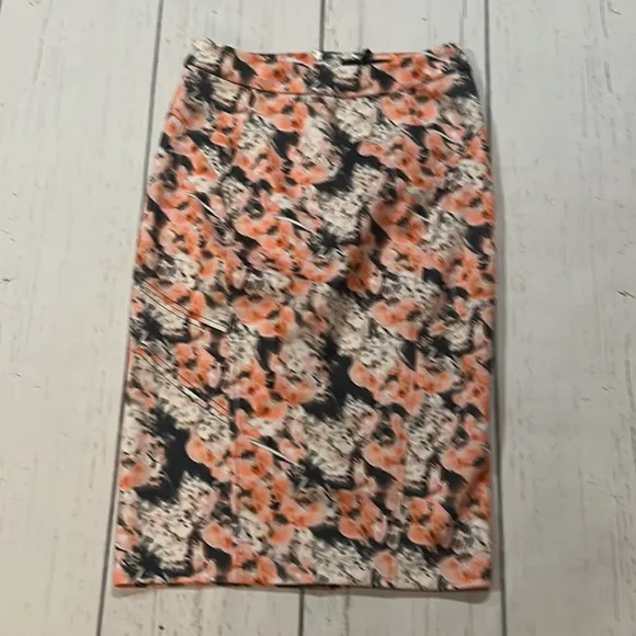 Robert Rodriguez pink floral casual skirt