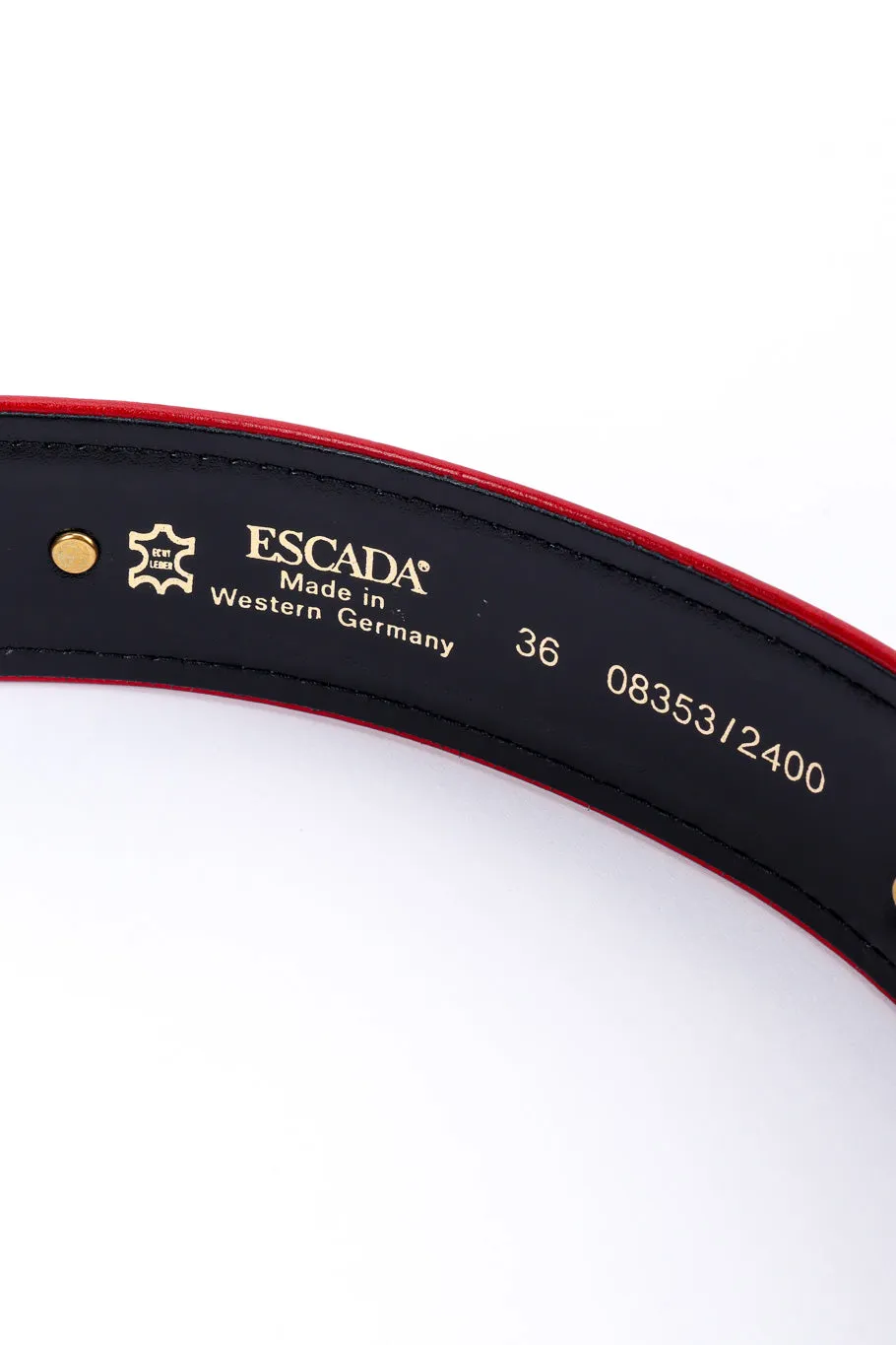 Roman Clock Leather Belt