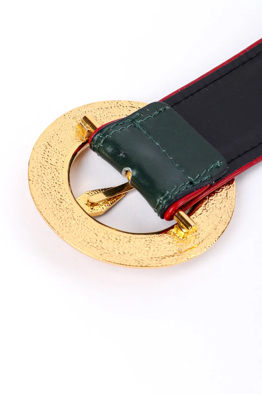Roman Clock Leather Belt