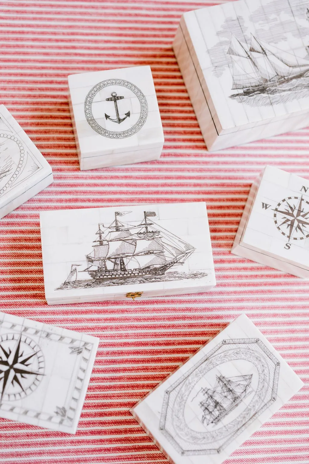 Rose Scrimshaw Bone Box