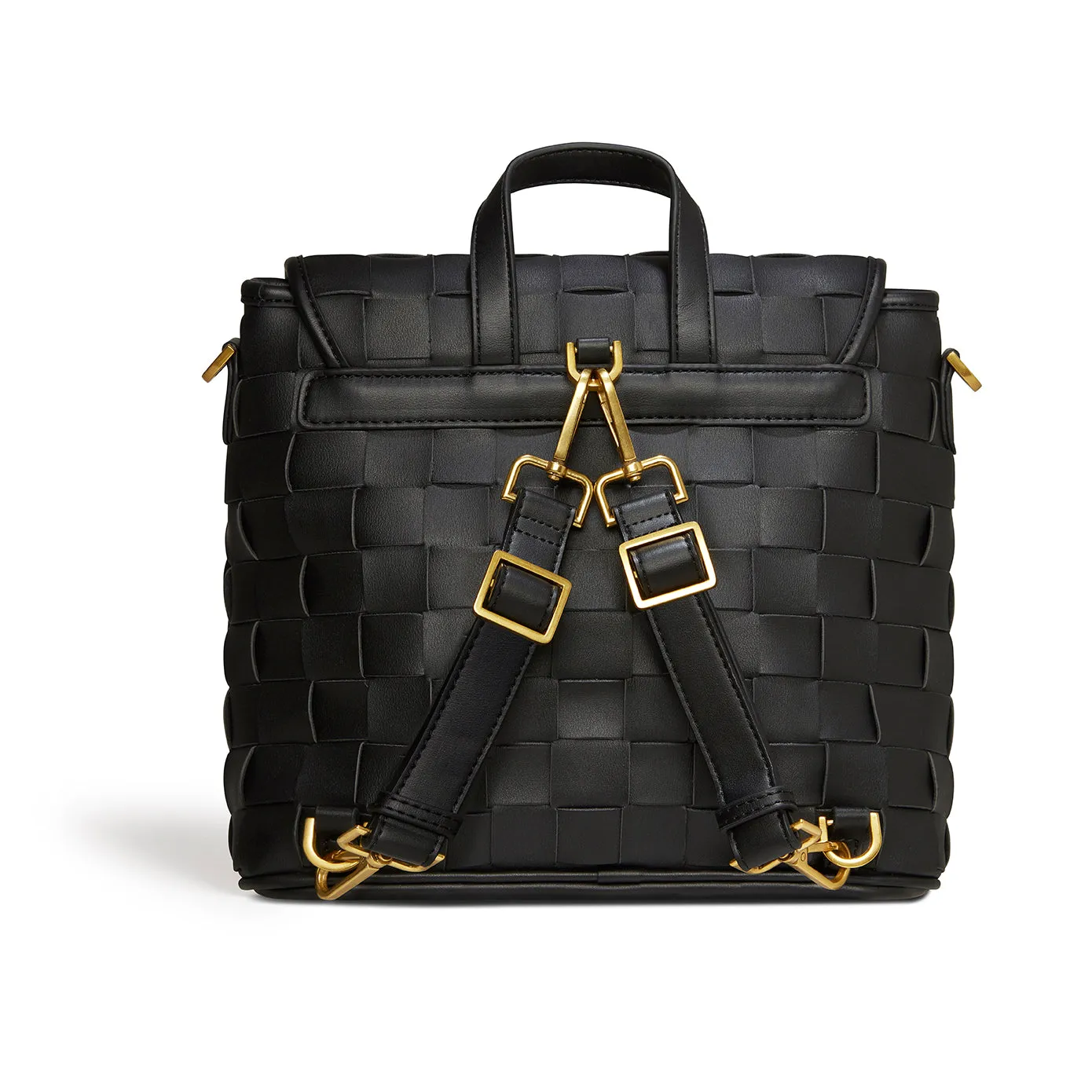 Rosie Black Mini Vegan Backpack