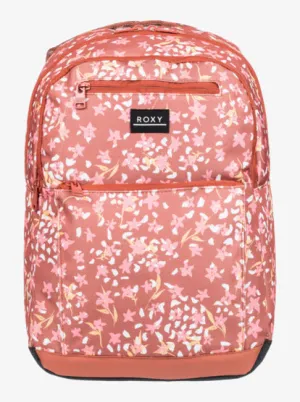 Roxy “Here You Are” Floral/Leaves Print Backpack