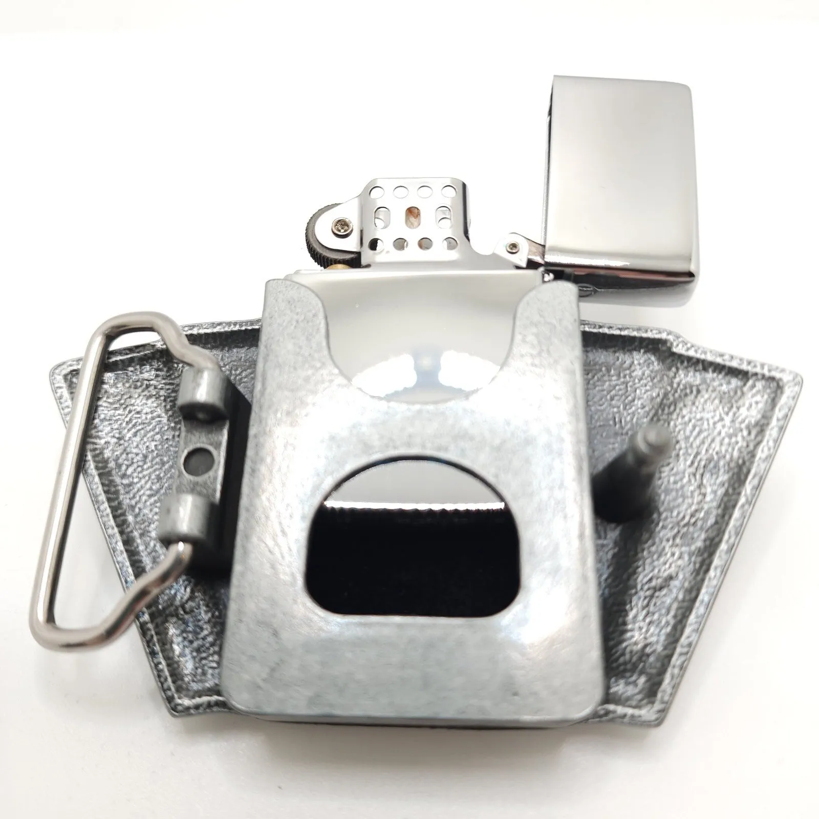 Royal Flush Poker Cards Belt Buckle WITH LIGHTER / Cards Lighter Belt Buckle