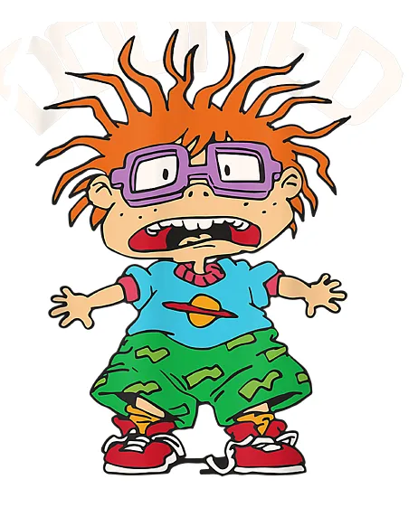 Rugrats Chuckie Planet Logo Canvas Backpack