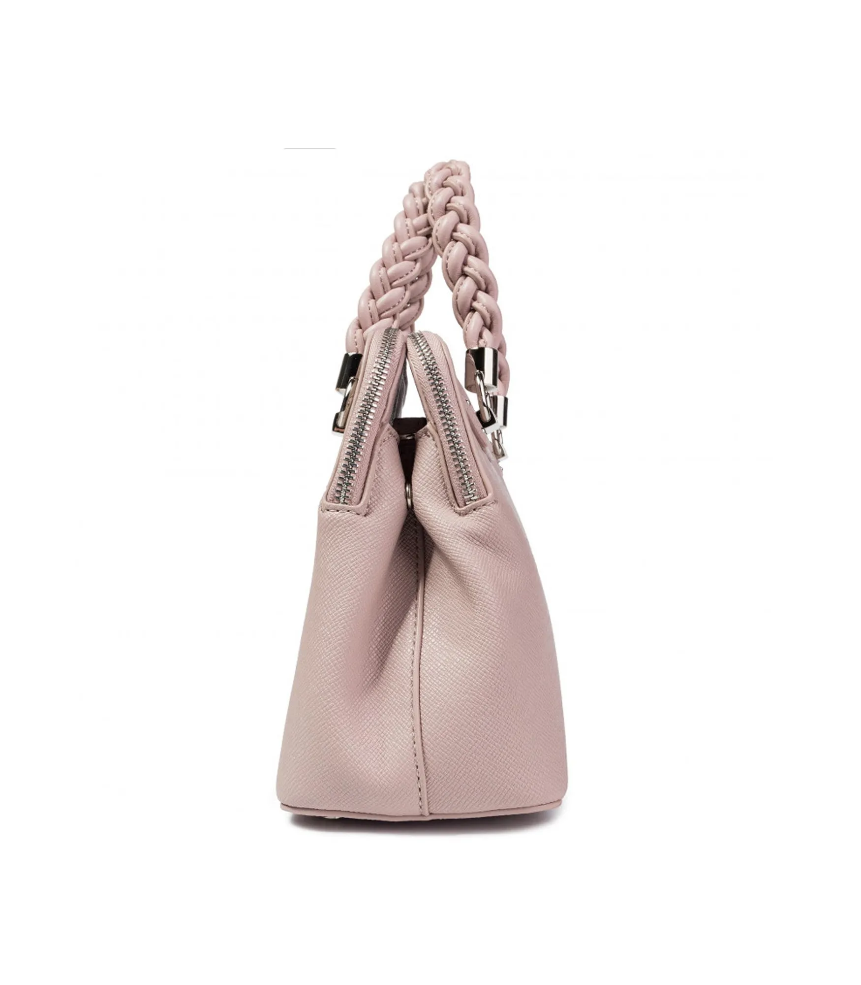 S Satchel Double Zip - Red Sand