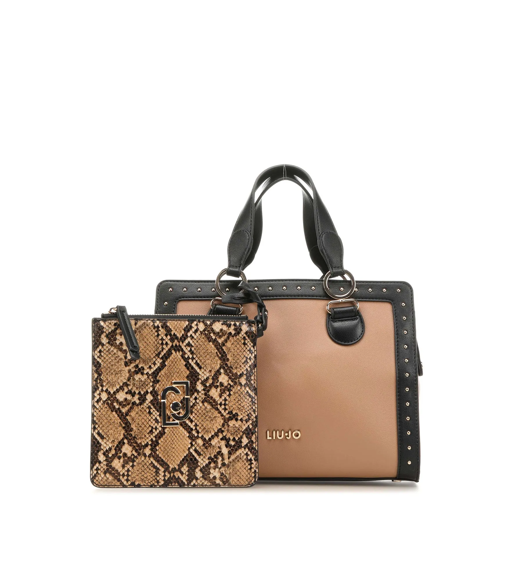 S Satchel - Nero Nuez Reptil