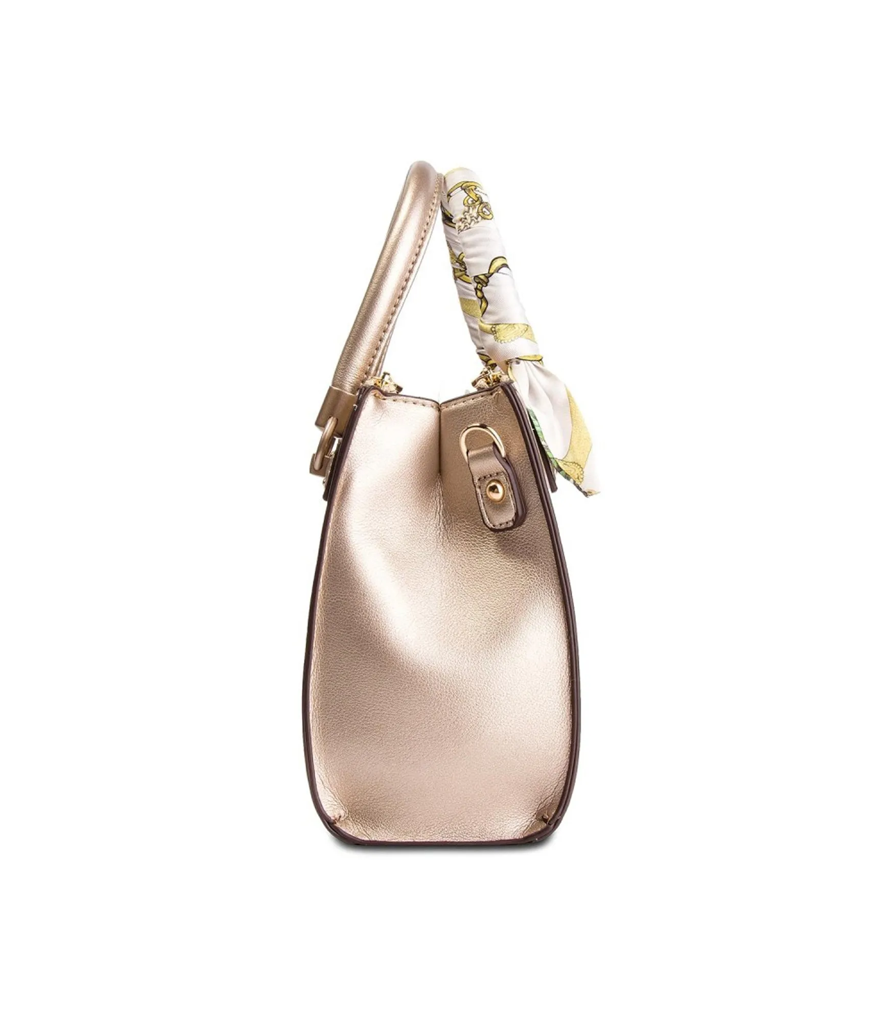 S Satchel Zip - Gold