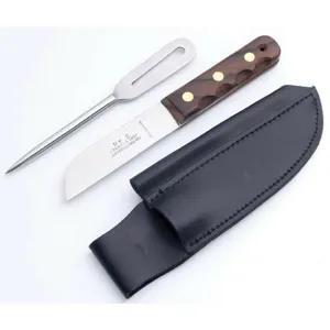 Sailor's Two Piece Knife Set with Shackle Spike and Sheath