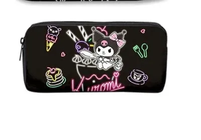 Sanrio Kuromi's Ultimate Style Trio: Backpack, Shoulder Bag & Pencil Case Bundle