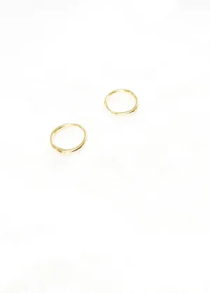 Sarah-Beth Gold Mini Hoop