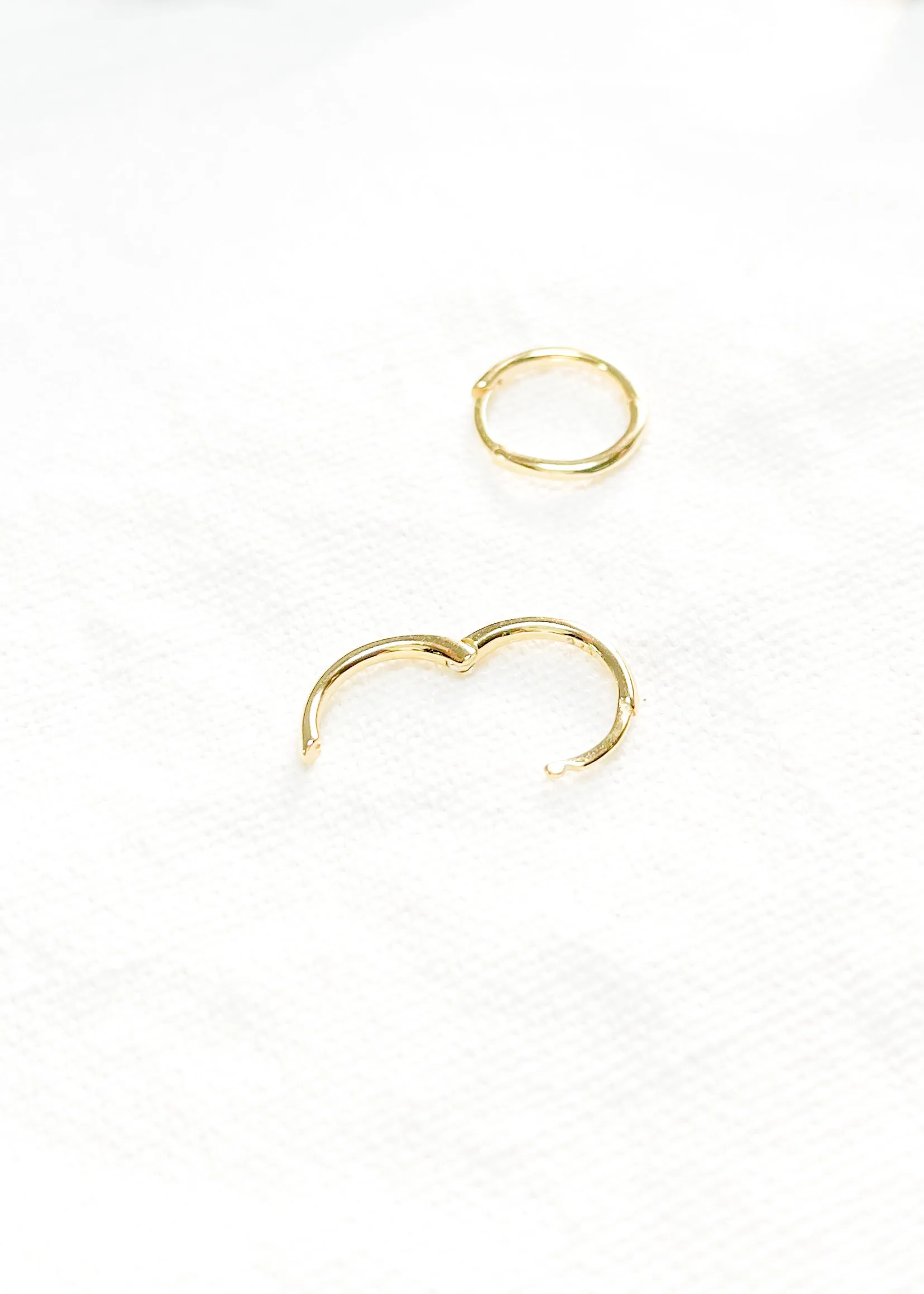 Sarah-Beth Gold Mini Hoop