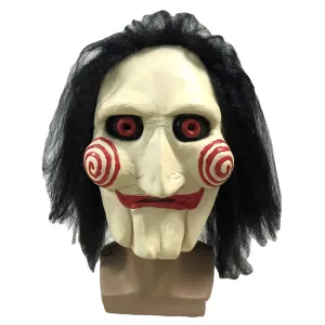 Saw X Jigsaw John Kramer Cosplay Latex Mask Halloween Costume Props