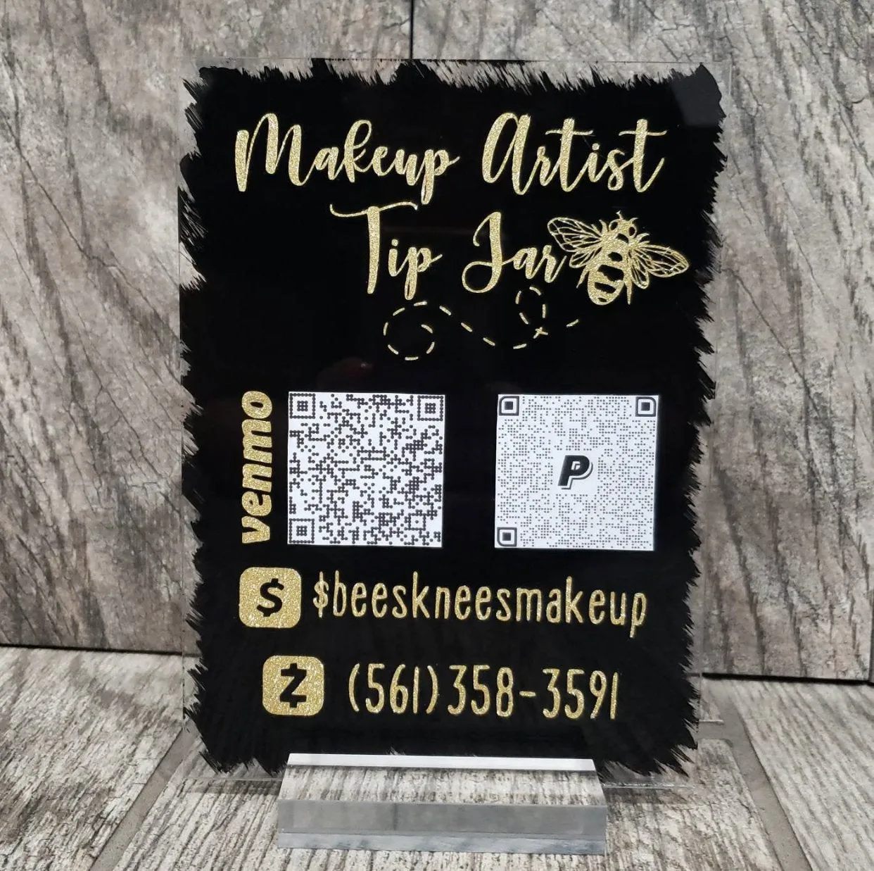 Scan To Pay Sign (acrylic)