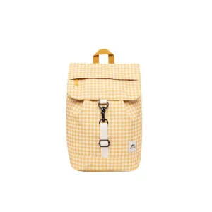 Scout Mini Backpack Mustard Check by Lefrik