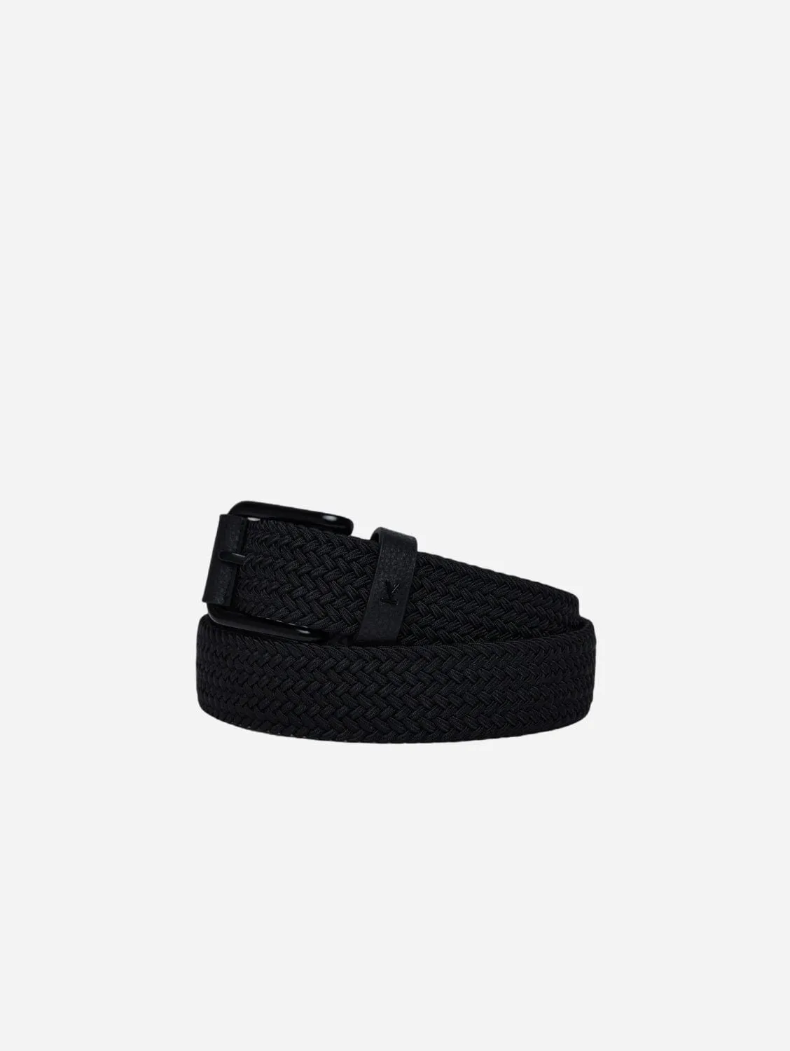Seb Unisex Vegan Bio-Based Bamboo Braided Belt | Black