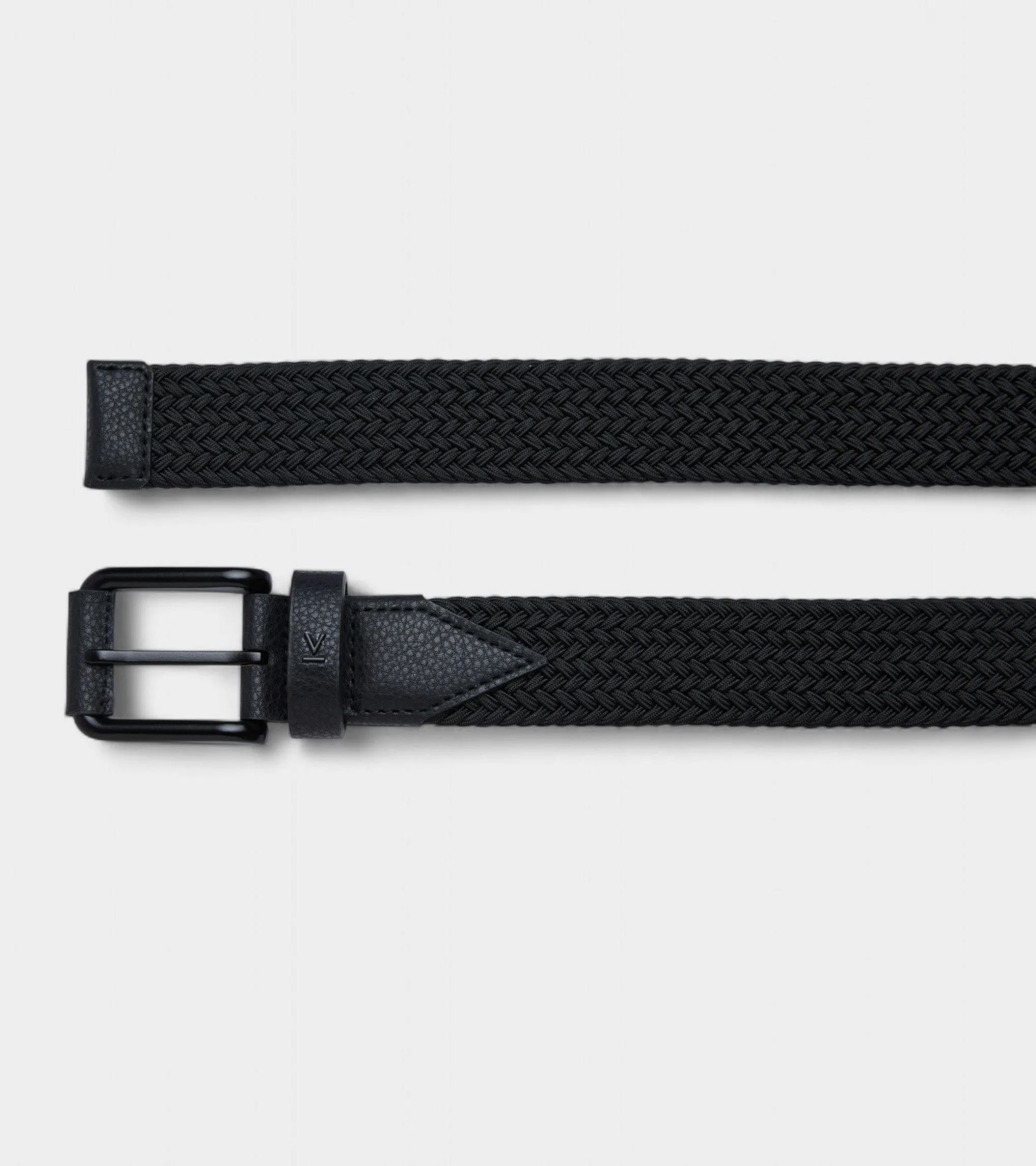 Seb Unisex Vegan Bio-Based Bamboo Braided Belt | Black