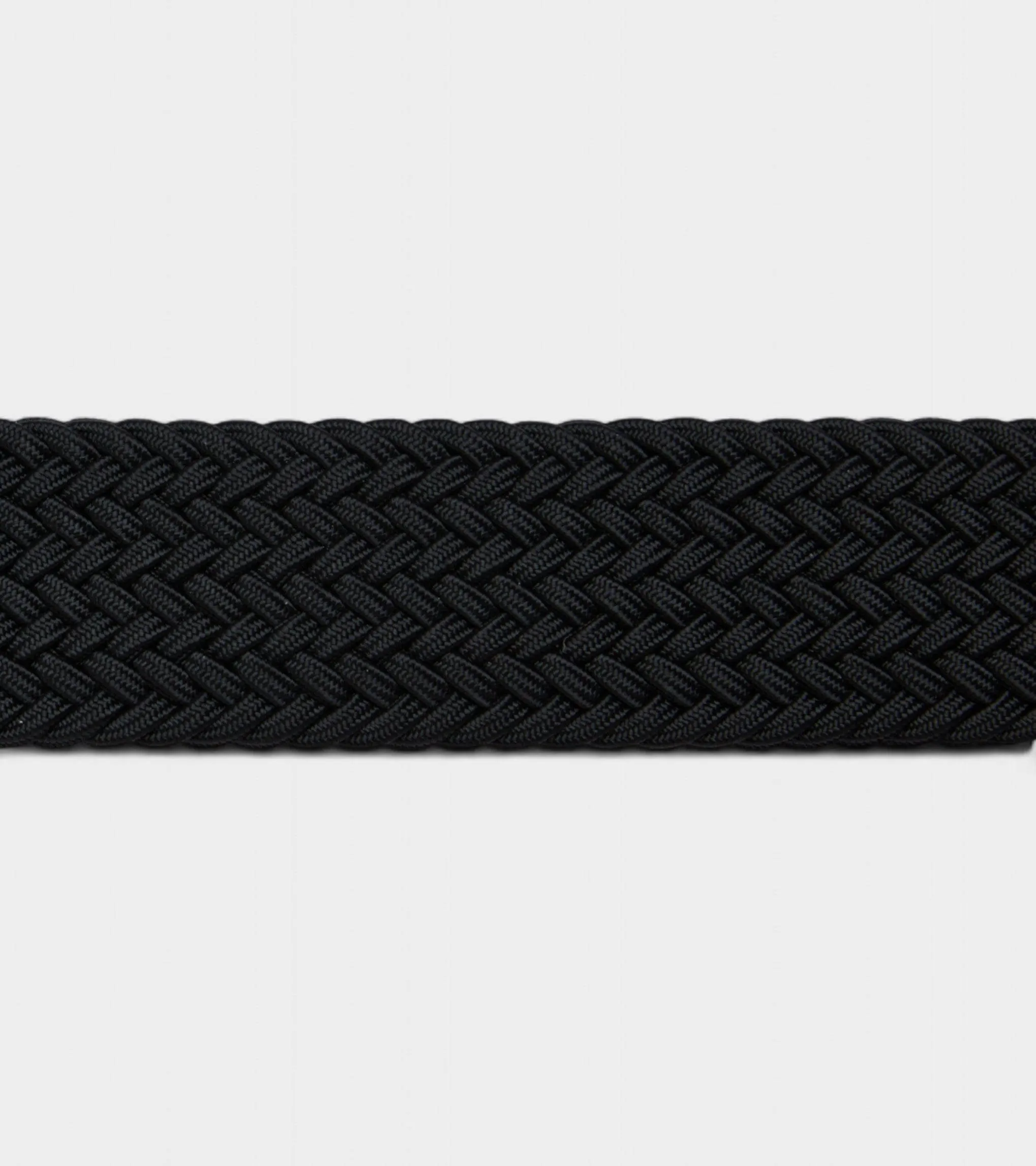 Seb Unisex Vegan Bio-Based Bamboo Braided Belt | Black