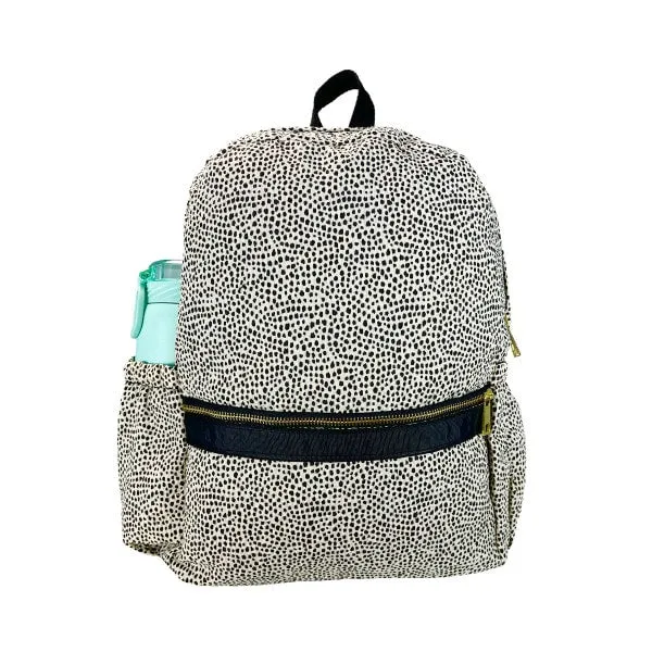 Seersucker Backpack w/ Pockets | Cheetah