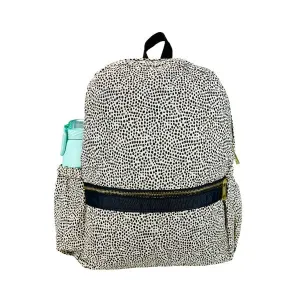 Seersucker Backpack w/ Pockets | Cheetah