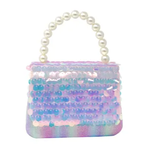 Shimmering Mermaid Sequin Hard Handbag