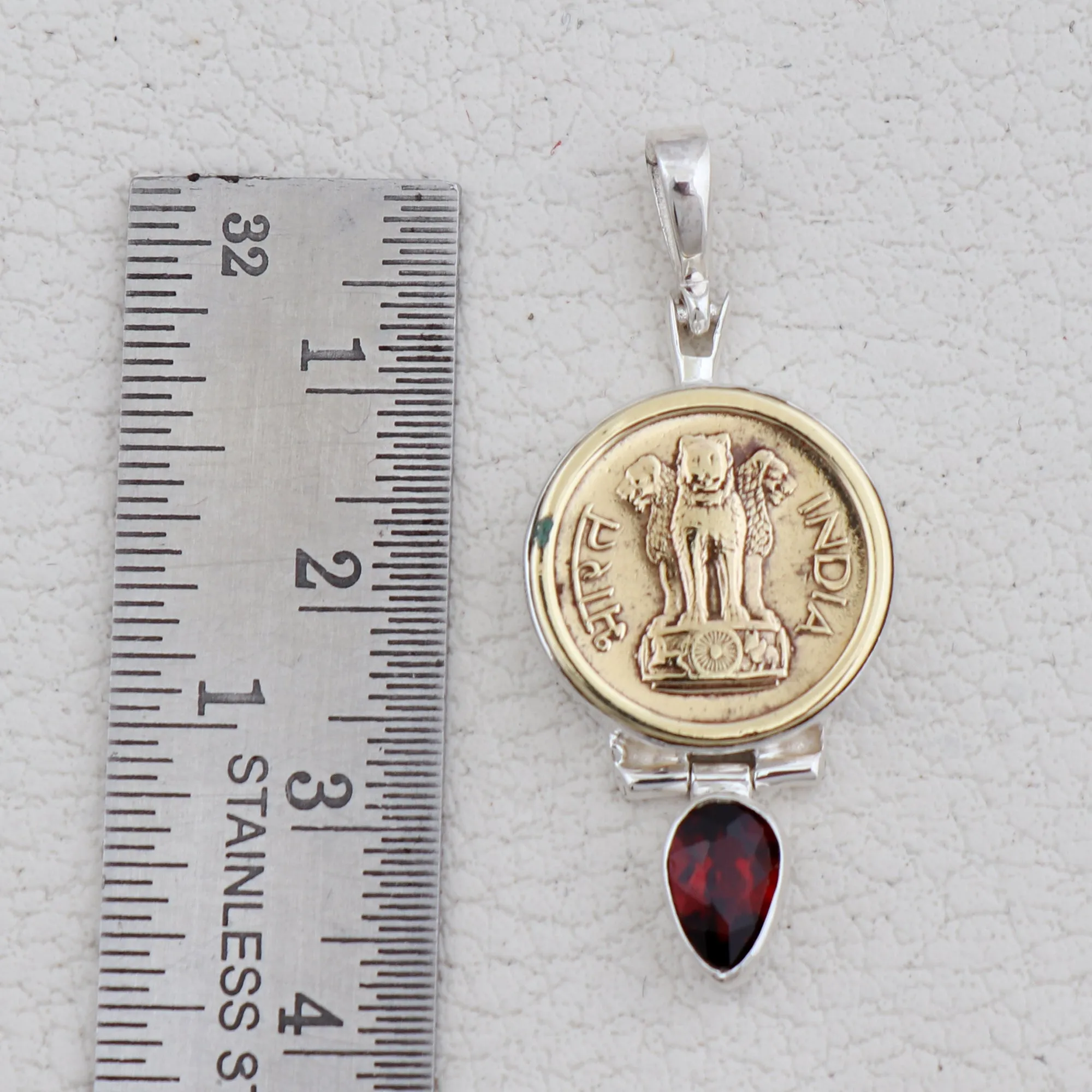 Silver Coin Designer Pendant