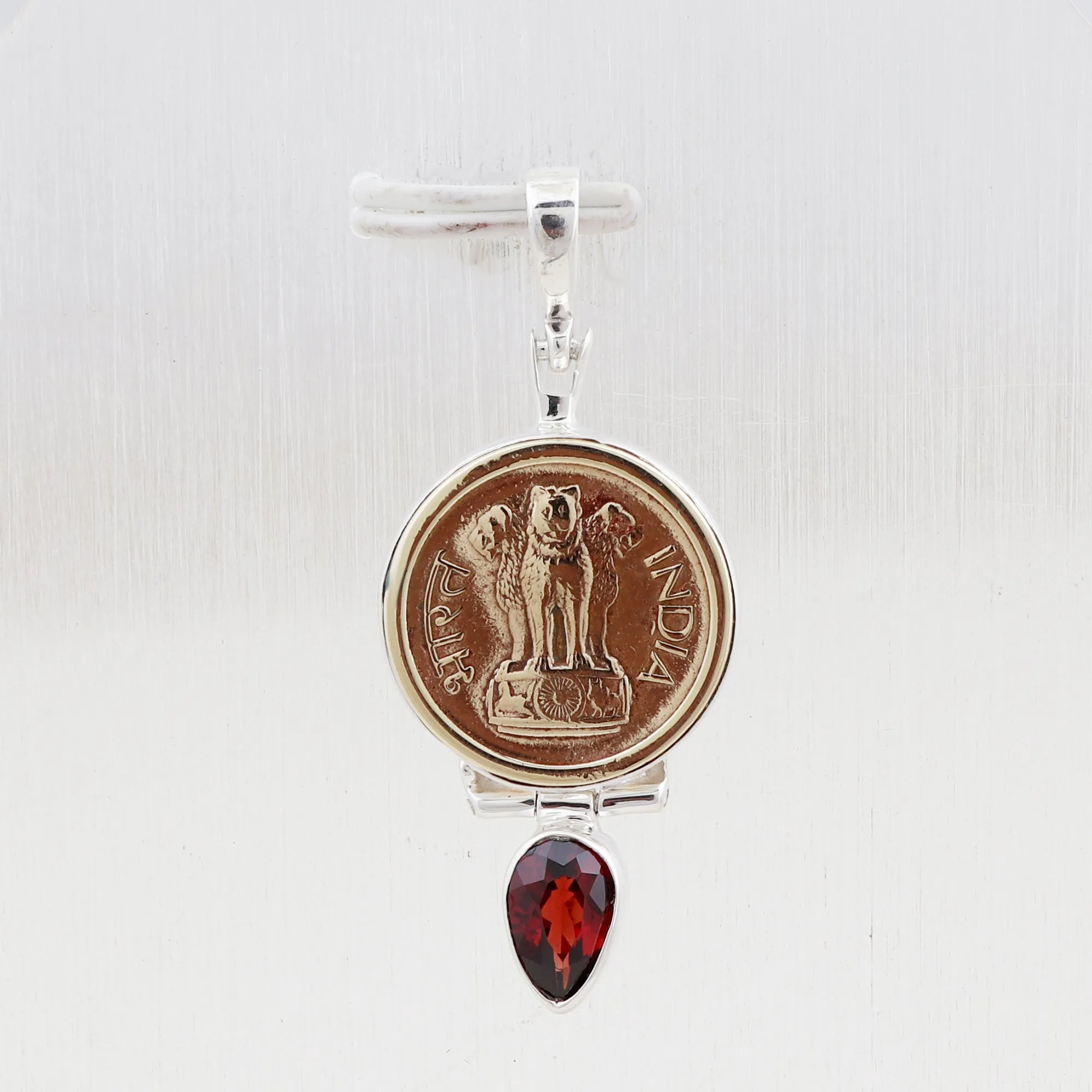 Silver Coin Designer Pendant