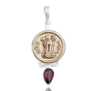 Silver Coin Designer Pendant