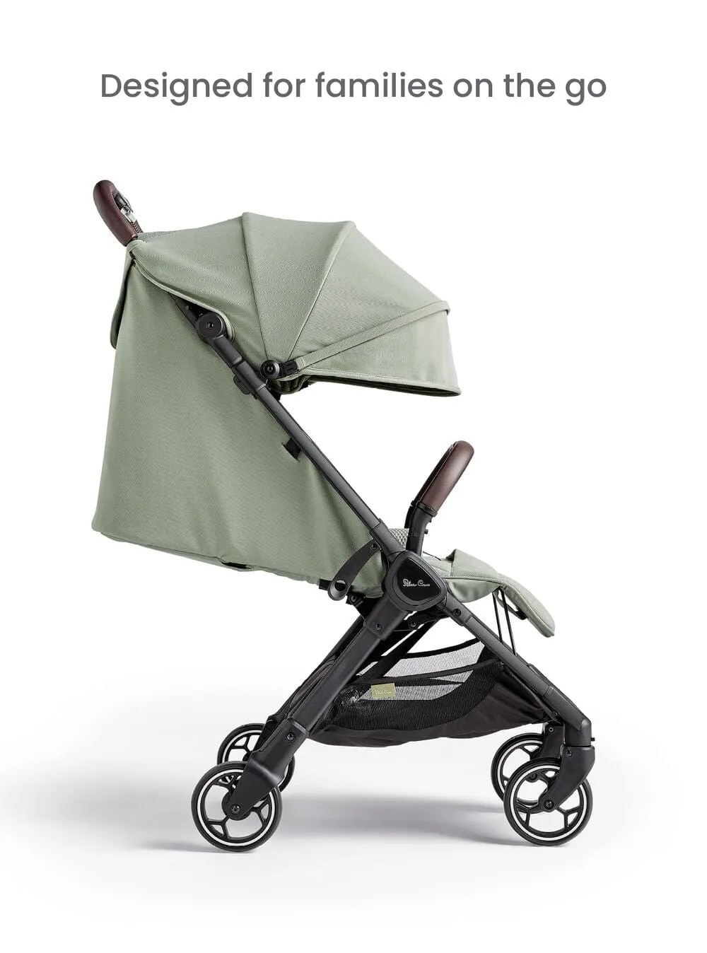 Silver Cross Clic Stroller and Footmuff - Sage