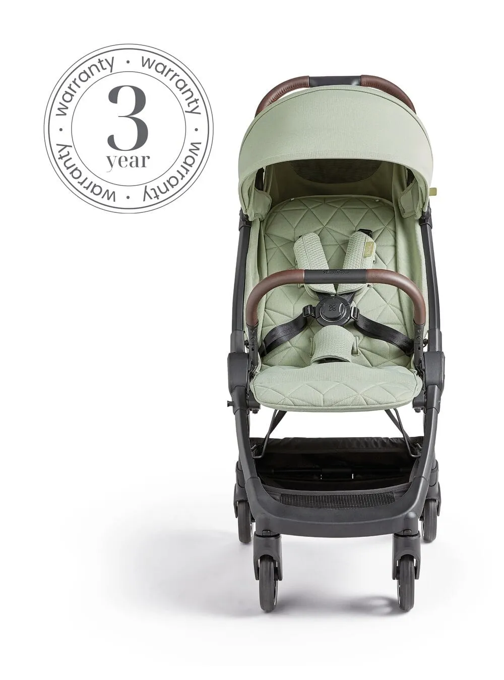 Silver Cross Clic Stroller and Footmuff - Sage
