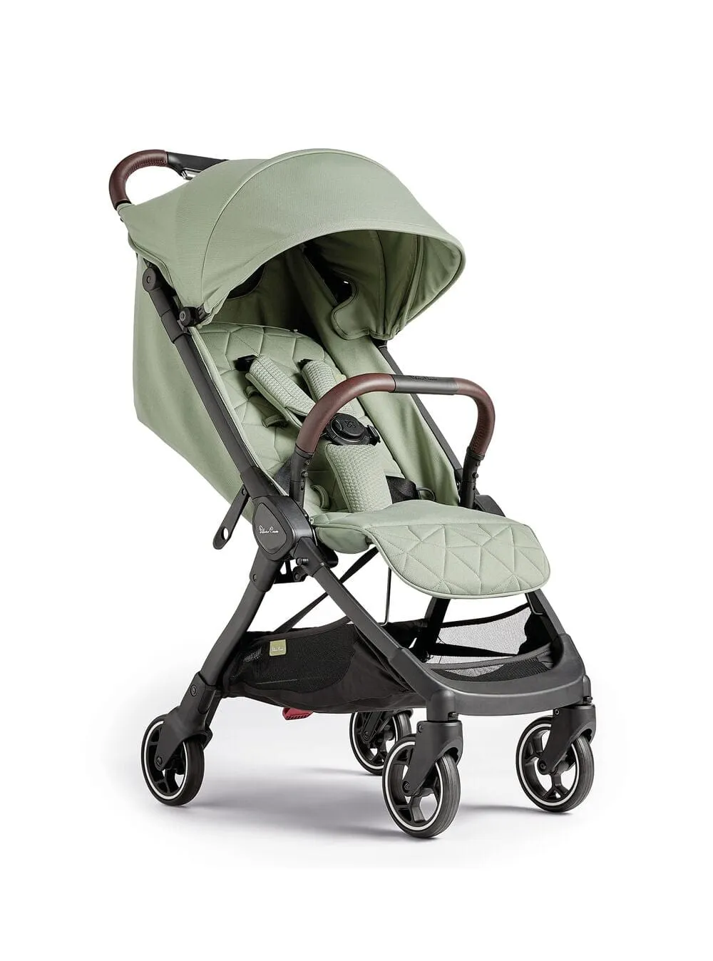 Silver Cross Clic Stroller and Footmuff - Sage