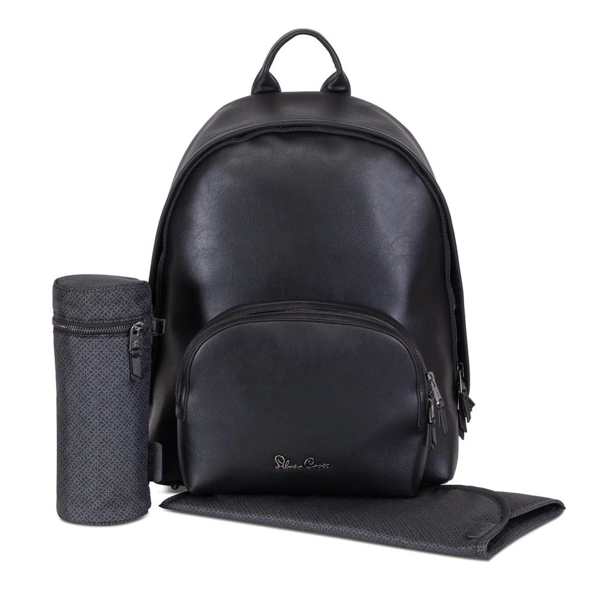 Silver Cross Vegan Leather Rucksack - Black