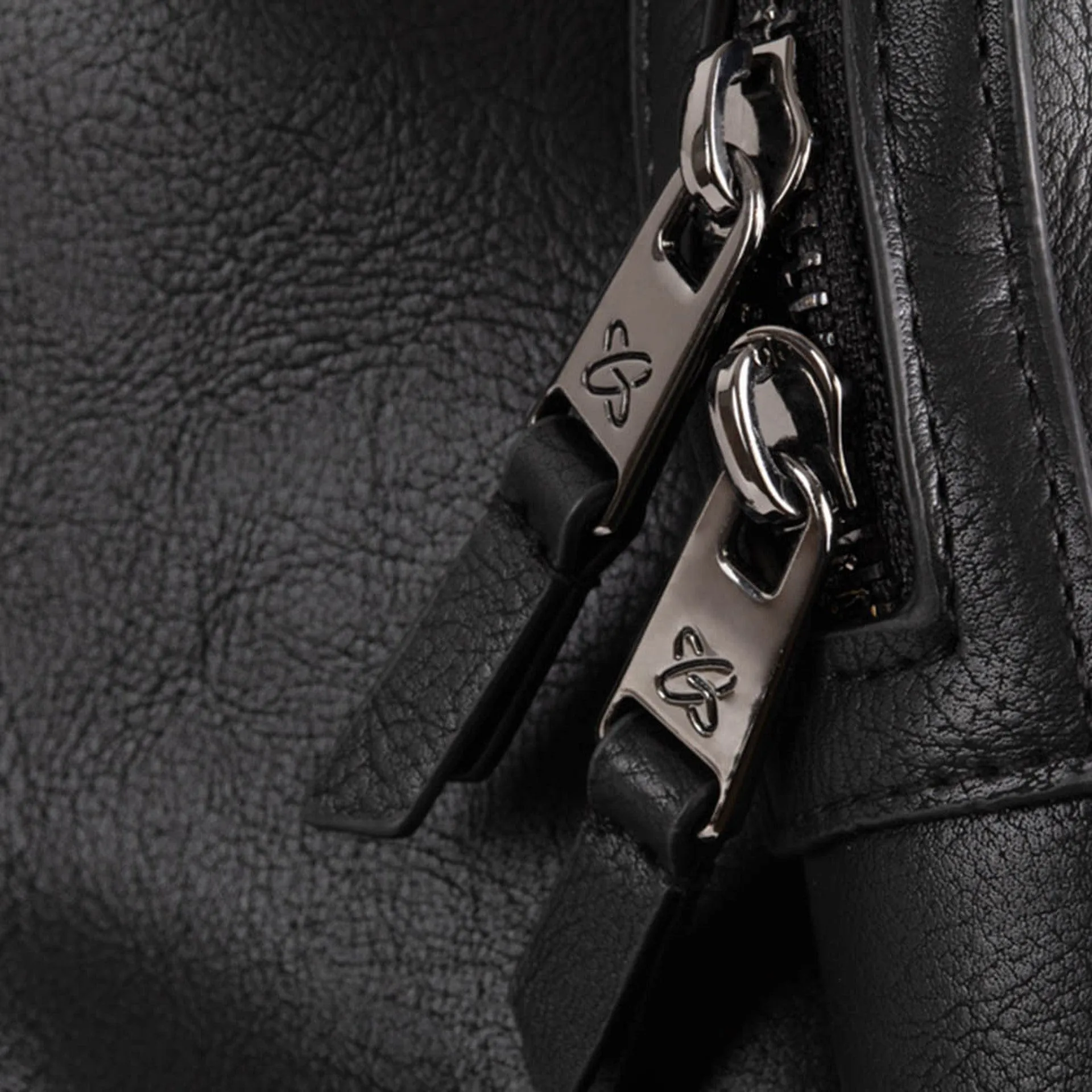 Silver Cross Vegan Leather Rucksack - Black
