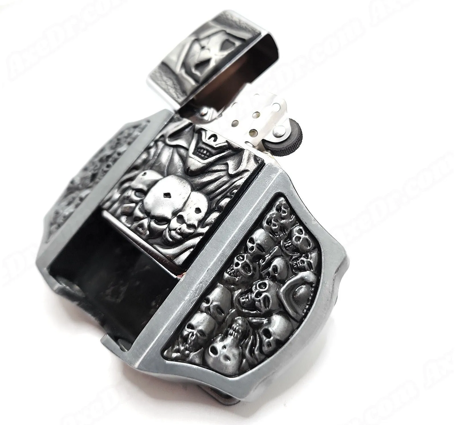Skull & Grim Reaper Lighter Belt Buckle